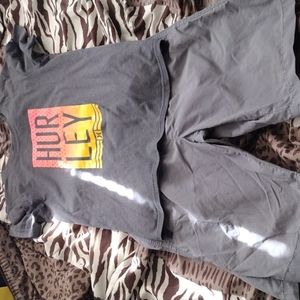 URBAN pipeline GRAY/DARK GRAY GOOD CONDITION SIZE 10-12 BOYS SHORTS ONLY "SOFT"